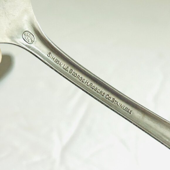 Oneida Homestead Stainless 4 Piece Hostess Serving Set Simeon L George H Rogers - Picture 5 of 6